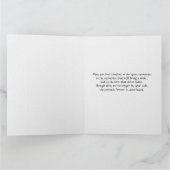 Memorial In Loving Memory Comfort カード (内部)