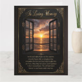 Memorial In Loving Memory Comfort カード (正面)