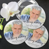 Memorial In Loving Memory Photo Personalized 缶バッジ