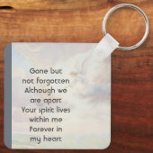 Memorial Keepsake Angel Reaching  キーホルダー (裏面)