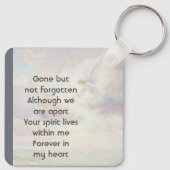 Memorial Keepsake Angel Reaching  キーホルダー (裏面)