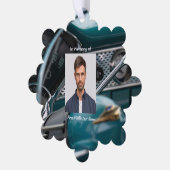 Memorial Keepsake Antique Cars Auto オーナメントカード (左)