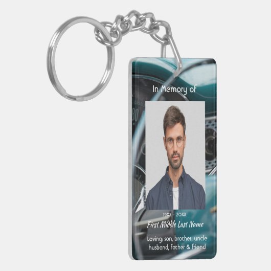  Memorial Keepsake Antique Cars Auto  キーホルダー (正面左)