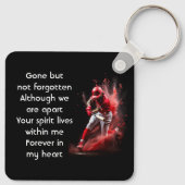  Memorial Keepsake Baseball Softball  キーホルダー (裏面)