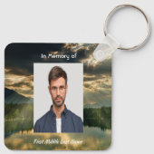 Memorial Keepsake Beautiful Lake Beach キーホルダー (裏面)