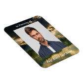 Memorial Keepsake Beautiful Lake Beach  マグネット (右側)