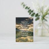 Memorial Keepsake Beautiful Lake Beach 名刺 (スタンド正面)