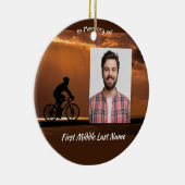 Memorial Keepsake Biking Cycling Bike  セラミックオーナメント (右)
