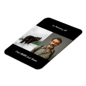 Memorial Keepsake Black Bear Animal マグネット (左側)