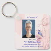 Memorial Keepsake Bluebird Garden キーホルダー (正面)