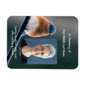 Memorial  Keepsake Bluebird Garden Bird  マグネット (横)