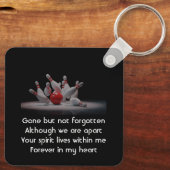 Memorial Keepsake Bowling Bowler キーホルダー (裏面)