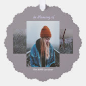 Memorial Keepsake  Card Dragonfly Dewdrops オーナメントカード (正面)