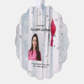 Memorial Keepsake Cardinal Bird オーナメントカード (左)