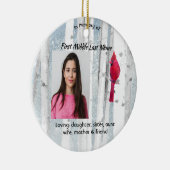 Memorial Keepsake Cardinal Bird セラミックオーナメント (右)