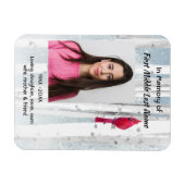 Memorial Keepsake Cardinal Bird マグネット (横)