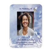 Memorial Keepsake Chickadee Bird Winter  マグネット (縦)