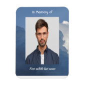 Memorial Keepsake Clouds Sky Heavenly マグネット (縦)