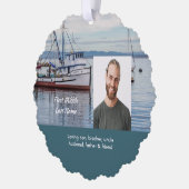 Memorial Keepsake Commercial Fisherman オーナメントカード (左)