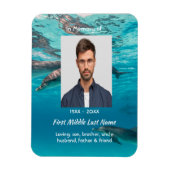 Memorial  Keepsake Dolphins Underwater Ocean マグネット (縦)
