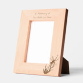 Memorial Keepsake Dragonfly Watercolor レーザー彫刻フレーム (左)