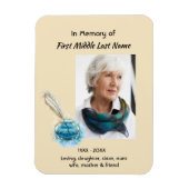 Memorial Keepsake Feather Pen  マグネット (縦)