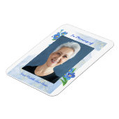  Memorial Keepsake Forget me Not" Flowers マグネット (左側)