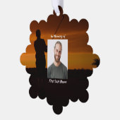 Memorial Keepsake Golfer Golfing Golf オーナメントカード (左)