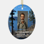  Memorial Keepsake Lake  Forest Trees セラミックオーナメント (右)