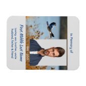 Memorial Keepsake Lake Geese Birds マグネット (横)