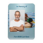 Memorial Keepsake Mallard Ducks Bird マグネット (縦)