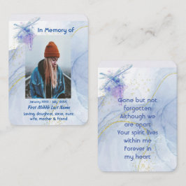 Memorial Keepsake Memorial Dragonfly  名刺