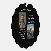 Memorial Keepsake Motorcycle Chopper オーナメントカード (右)