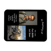 Memorial Keepsake Motorcycle Chopper マグネット (横)