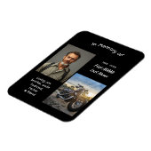 Memorial Keepsake Motorcycle Chopper マグネット (左側)