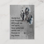  Memorial Keepsake Music Jazz Band 名刺 (裏面)