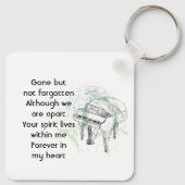 Memorial Keepsake Photo Prayer Piano Musician キーホルダー (裏面)