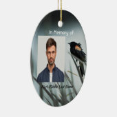  Memorial Keepsake  Red-wing Blackbird セラミックオーナメント (右)