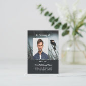  Memorial Keepsake  Red-wing Blackbird 名刺 (スタンド正面)