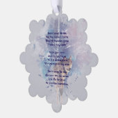 Memorial Keepsake  Remembrance Wolf オーナメントカード (左)