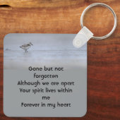  Memorial Keepsake Sandpiper Shore Bird  キーホルダー (裏面)