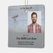  Memorial Keepsake Sandpiper Shore Bird  セラミックオーナメント (左)