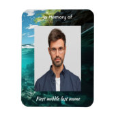 Memorial Keepsake Service Deep Sea Diving Diver マグネット (縦)