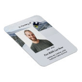 Memorial Keepsake Snowboarding Winter マグネット (右側)