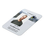 Memorial Keepsake Snowboarding Winter マグネット (左側)