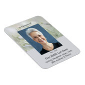 Memorial Keepsake Snowdrop Flowers マグネット (右側)