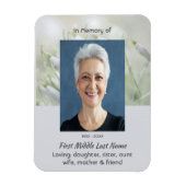 Memorial Keepsake Snowdrop Flowers マグネット (縦)