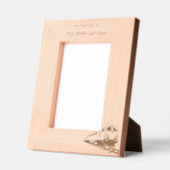 Memorial Keepsake Train Rail Tram Railway レーザー彫刻フレーム (左)