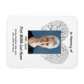 Memorial Keepsake Tree Life Heart Love マグネット (横)