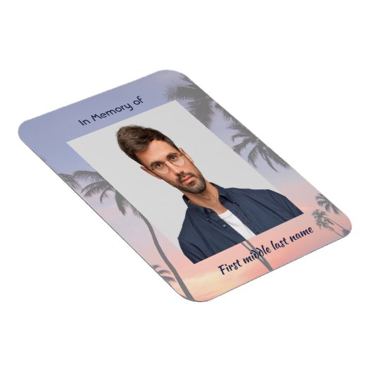 Memorial Keepsake Tropical Beach マグネット (右側)